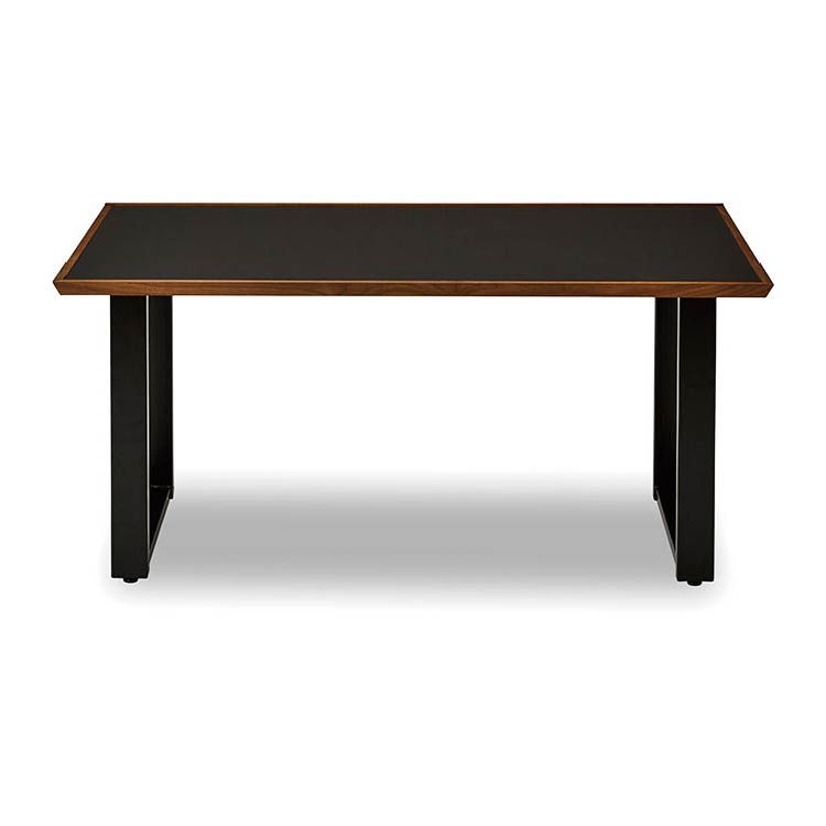 メグロ ダイニングテーブル 幅150cm ウォールナット／ブラック スチール脚Ａ ウォールナット×ブラック スチール脚Ａ