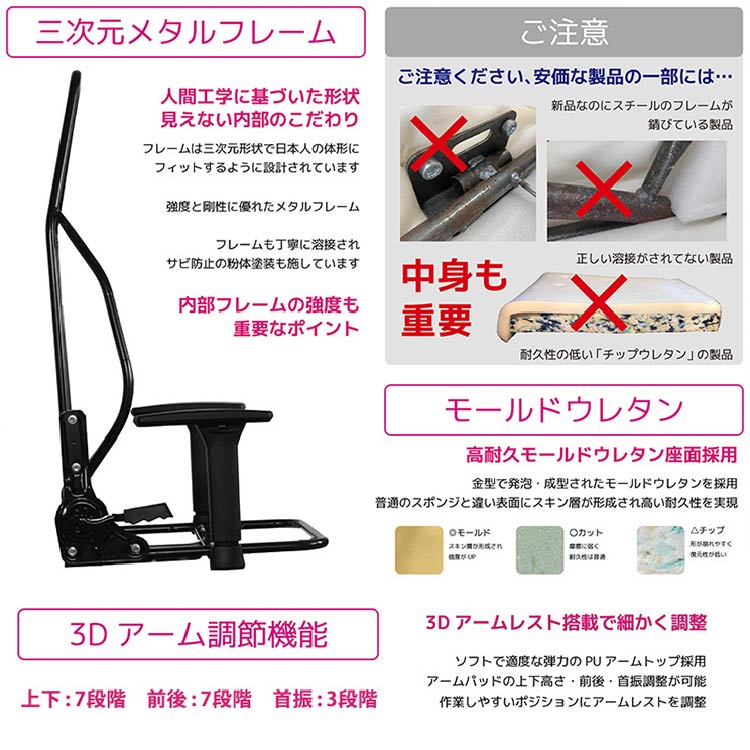 ティトリスⅡ ゲーミング座椅子: デスクチェア・オフィスチェア 関家具