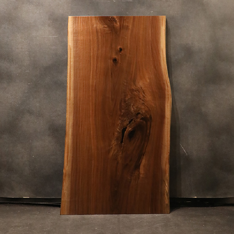 一枚板 ウォールナット 25349-1/3-5 (165cm): ダイニングテーブル 関