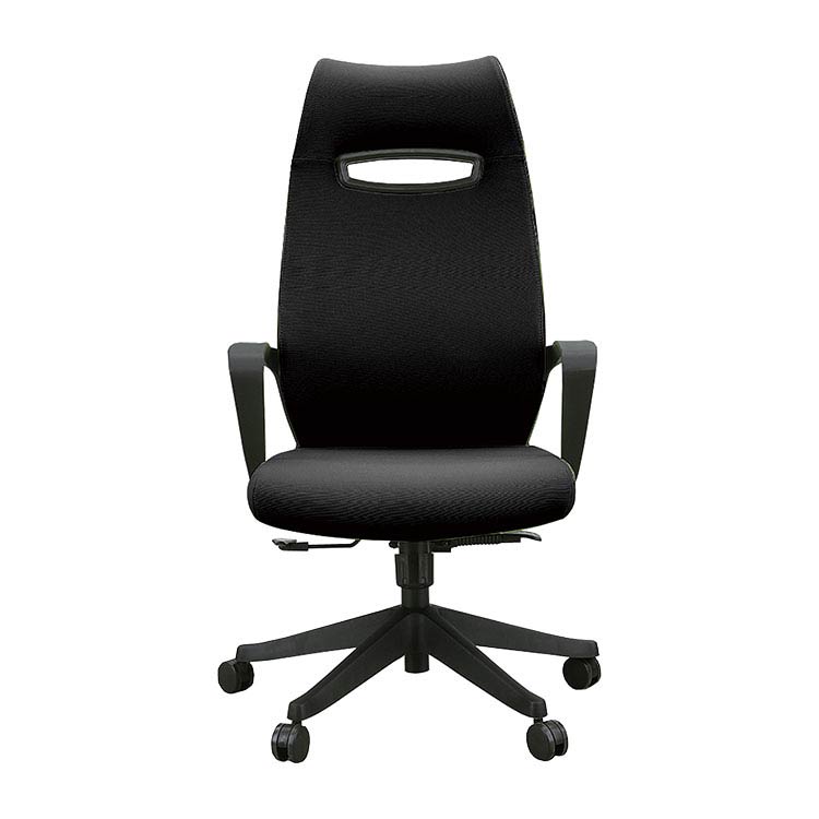 ■ ニード オフィスチェア ハイバック ファブリック ブラック