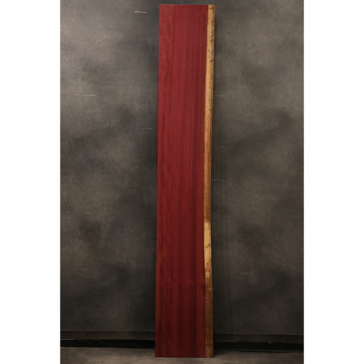 【30％OFF】一枚板　TV棚板　パープルハート　607-11-3　(W200cm)