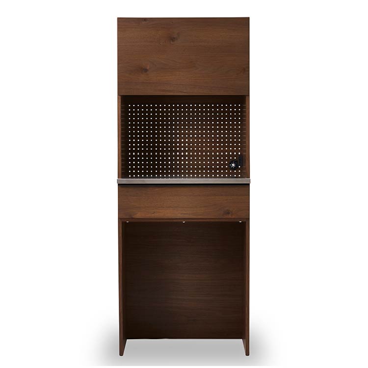 オウルⅡ ダイニングボードセット 幅70cm 上：レンジボード 下：ダスト ウォールナット