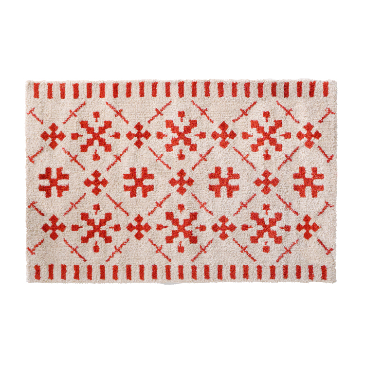 ▼ ノルディックハーフラグ 140×90cm レッド 11750637B