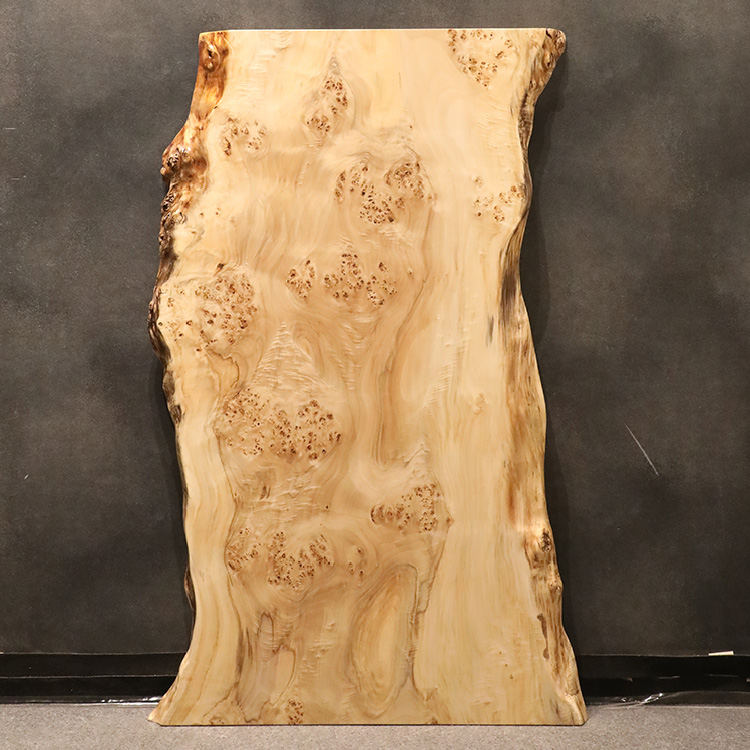 【SOLD OUT】一枚板　ポプラ(杢)　HZ-230213-1　(W140cm)　ローテーブル