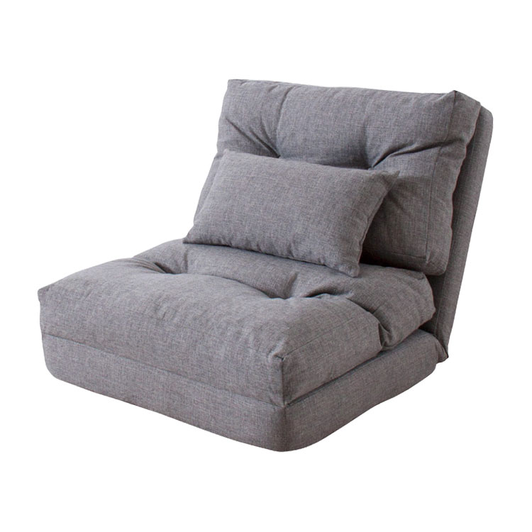 ▼ ソファベッド 3way 幅60cm ファブリック LSS-29GY グレー