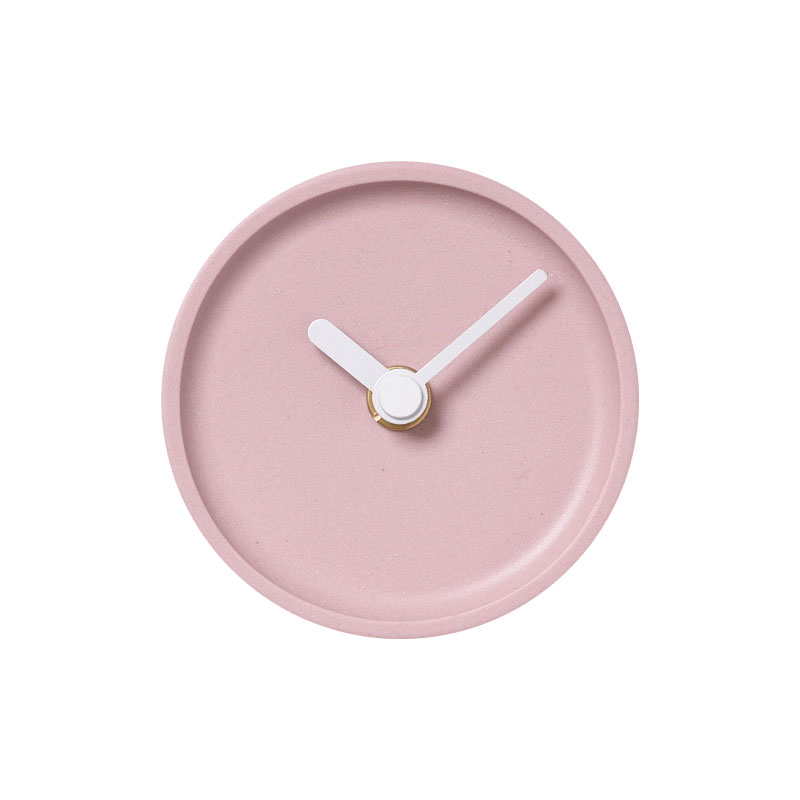 ▼ コロン 置き時計 陶磁器 幅9cm さくら