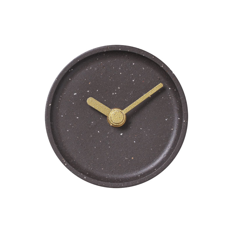 ▼ コロン 置き時計 陶磁器 幅9cm すみ
