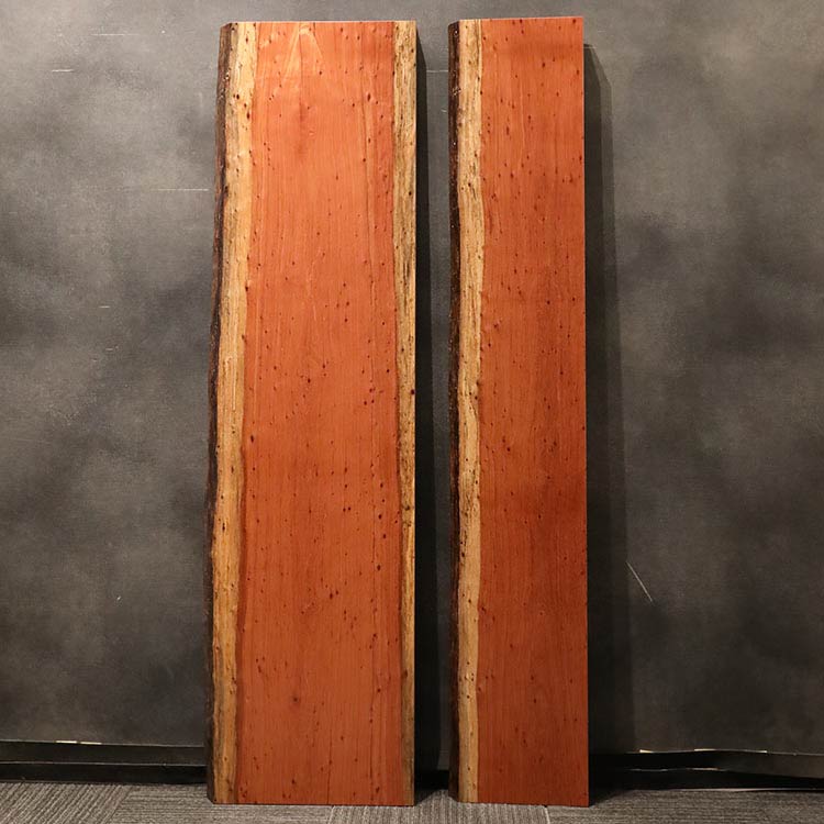 【SOLD OUT】一枚板　レッドオバンコール　1802-6-2+6-3(W190cm)テレビボード