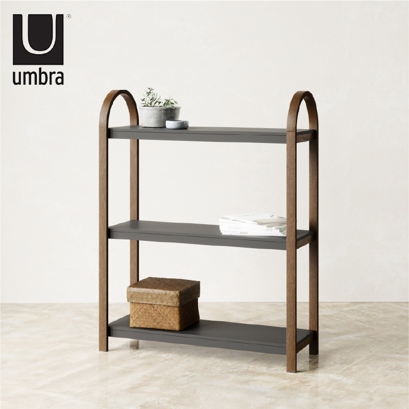 ◆ ベルウッド 3段 シェルフ スタンド 幅72cm アンブラ Umbra