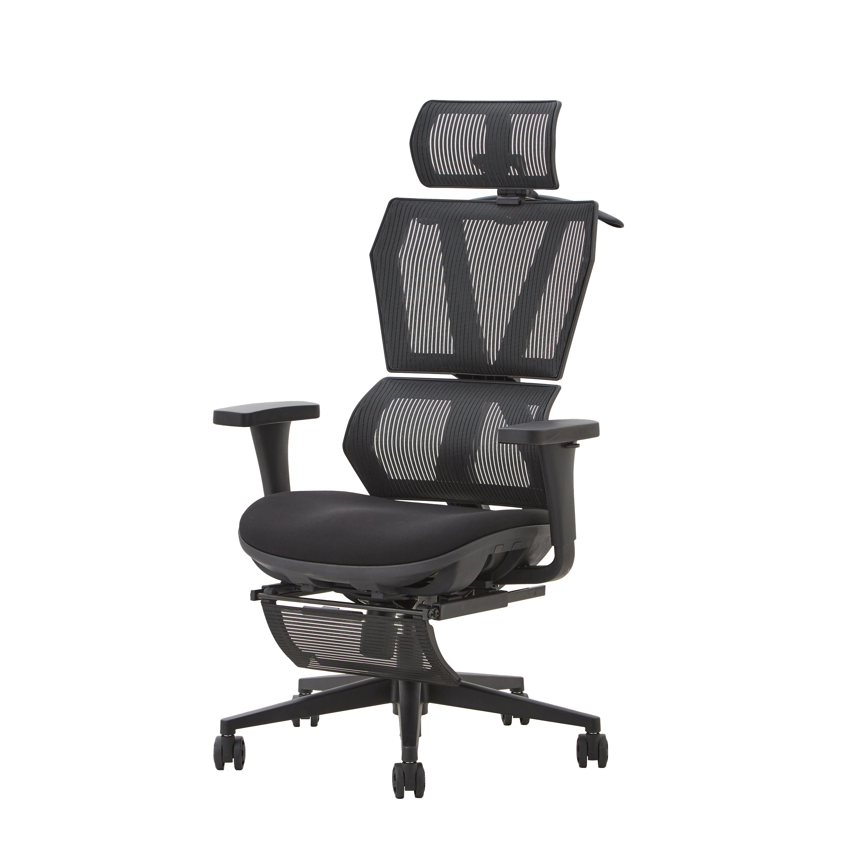 アノーラ オフィスチェア クッション ブラック 関家具