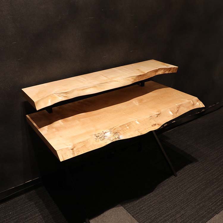 一枚板　トチ / 栃(杢)　キリオ　CN-15-2810+1036-5　(W120cm)