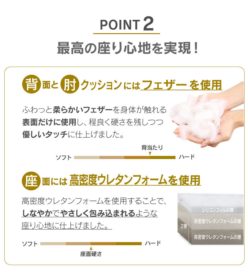 コロンバスソファのおすすめポイント2